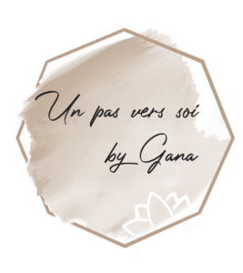 logo beige un pas vers soi by gana