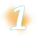 cercle avec numero 1